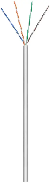 Skrętka CAT5e U/UTP AWG 24/1 Goobay szara 305m