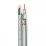 Kabel 2w1 Skrętka CAT5e CU + antenowy RG6 0,8 mm CU - 150m