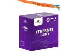 LAN Cable CAT5e U/UTP AWG 24/1 Spacetronik 305m PoE