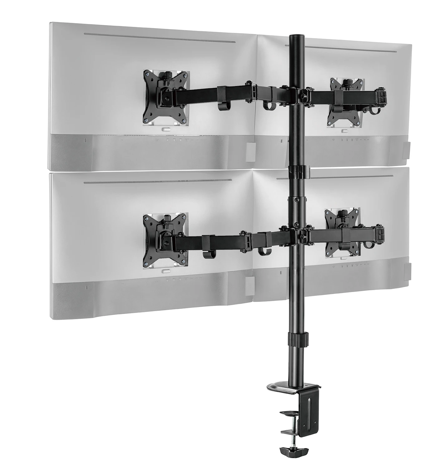 Spacetronik SPA-140 Gelenk-Tischhalterung für 4 Monitore