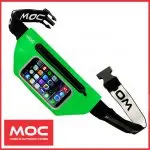 Sportowa saszetka nerka na telefon MOC Waist Bag lime