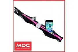 Sportowa saszetka nerka na telefon Expandable Waist Bag pink