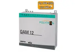 Stacja kompaktowa POLYTRON QAM 12 EM 12x DVB-S2 / 12x DVB-C FTA