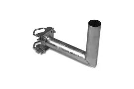 Stojak balkonowy gięty L-30cm z rury 48mm
