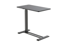Bett-Tisch mit höhenverstellbarer Funktion Spacetronik BUDDY 07, schwarz Tischplatte und schwarz Gestell