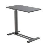 Bett-Tisch mit höhenverstellbarer Funktion Spacetronik BUDDY 07, schwarz Tischplatte und schwarz Gestell