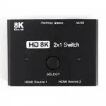 HDMI Switch 2x1 SPH-S1023 4K@60Hz 8K@60Hz 1080p 2/1