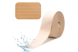 Super umweltfreundliches wasseraktiviertes, holzzellstoffverstärktes Papierband 70 mm / 182 m Bublaki BT-W703R