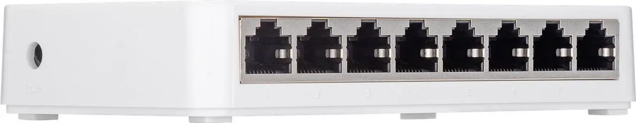 Switch sieciowy RJ45 1Gb LAN 8-portowy Goobay 10/100/1000Mbps