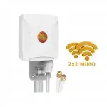 Szerokopasmowa antena internet LTE 5G MIMO 2x2 SMA kable 5m Poynting XPOL-1-5G-21
