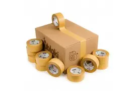 Kraft Hot-Melt selbstklebendes Papierband 50 mm/50 m Bublaki BT-S51 (20 Stk.)