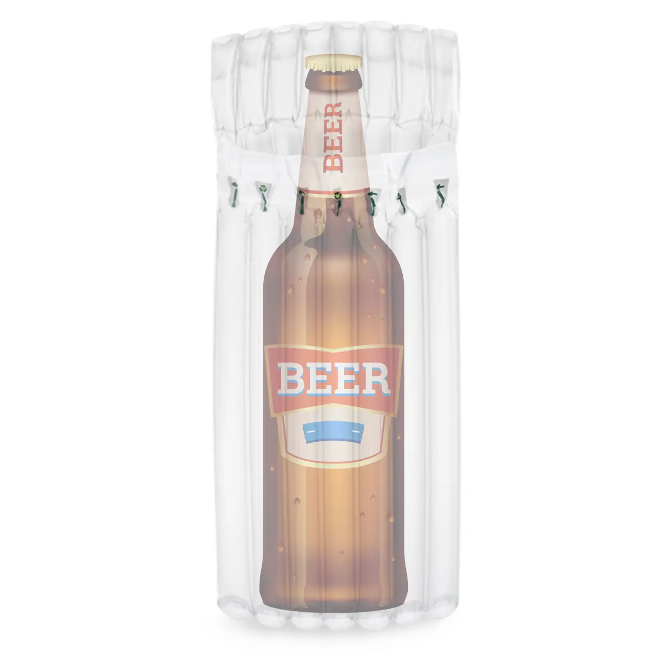 Airbag, BAB-08_60 aufblasbare Verpackung, Bierflasche