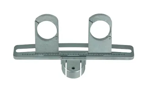 Uchwyt ZEZ aluminiowy na 2x LNB 40mm POLYTRON OSP-85 MFH