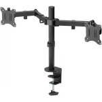 Uchwyt dwóch monitorów Goobay BASIC Dual Flex 17-32