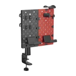 Kopfhörerhalter und Gaming-Zubehör für Spacetronik Ergoline Holdee SPB-150R Schreibtisch, Rot und Schwarz