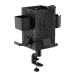 Perforierter Halter für Zubehör über dem Schreibtisch Spacetronik Ergoline Holdee SPB-154B, Schwarz