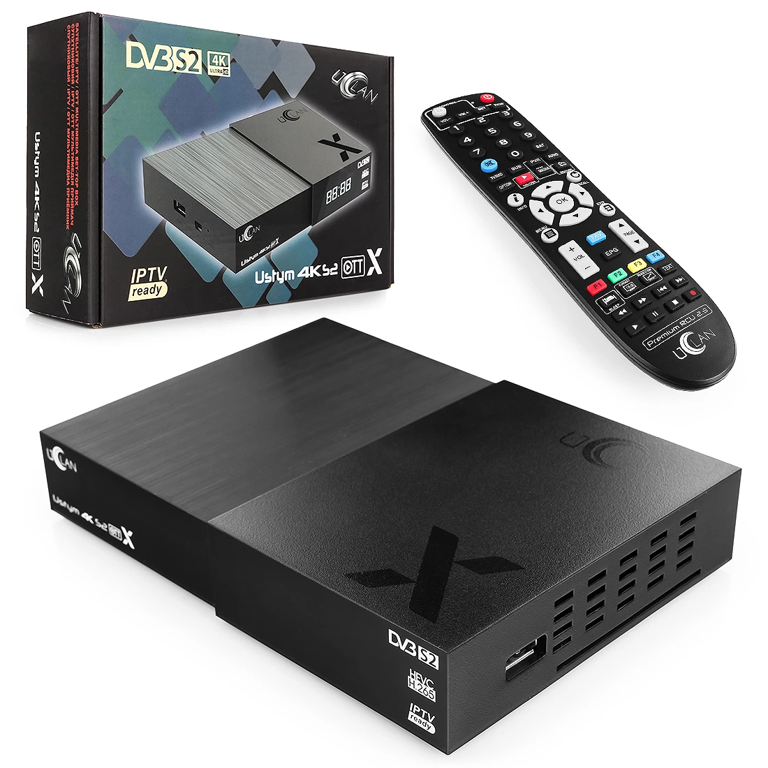 uClan Ustym 4K S2 OTT X DVB-S2 SAT/IPTV OpenATV 7.4