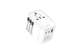 Travel Converter Adapter 65W 2xPD + QC US UK UE LDNIO_Z6