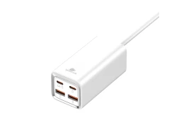 Multifunktionales Schnellladegerät 65 W Spacetronik SR102, 2x USB-C, 2x USB-A QC3.0