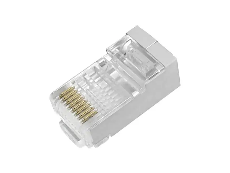 Wtyk sieciowy RJ45 8P8C w osłonie - op. 100 sztuk