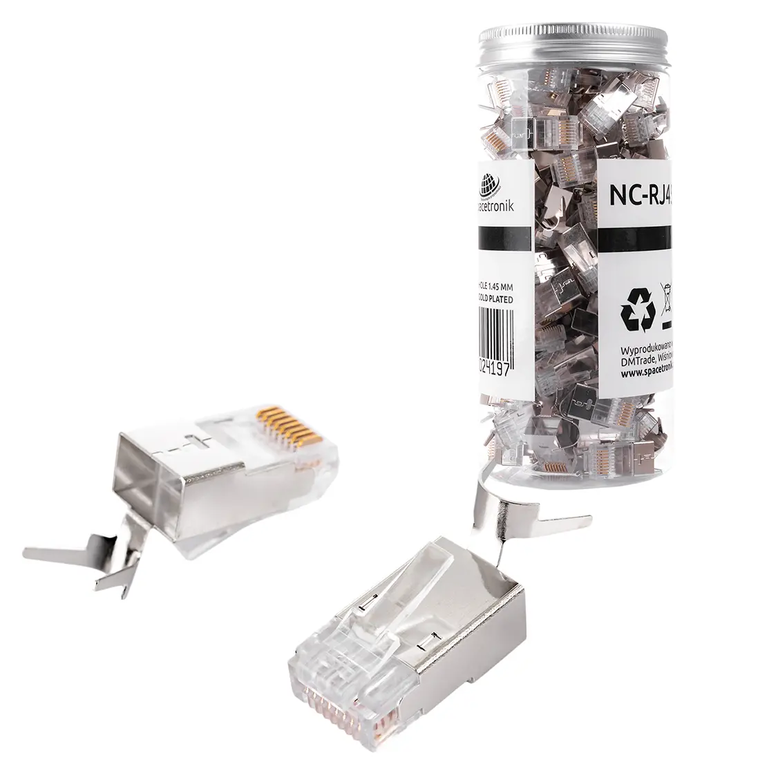 RJ45-Anschluss CAT 7 FTP NC-RJ457FT-14 100 Stück