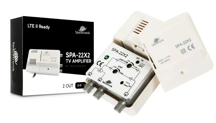 TV-Verstärker LTE II Ready SPA-22X2 VHF/UHF 24dB