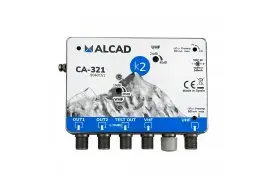 Wzmacniacz wielozakresowy Alcad K2 CA-321 UHF, BI/FM, BIII/DAB