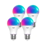 WiFi-LED-Birne RGB W4 E27 8W Yeelight Smart App 4er-Pack