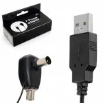 adapter zasilacza anteny 5V USB wtyk F Spacetronik