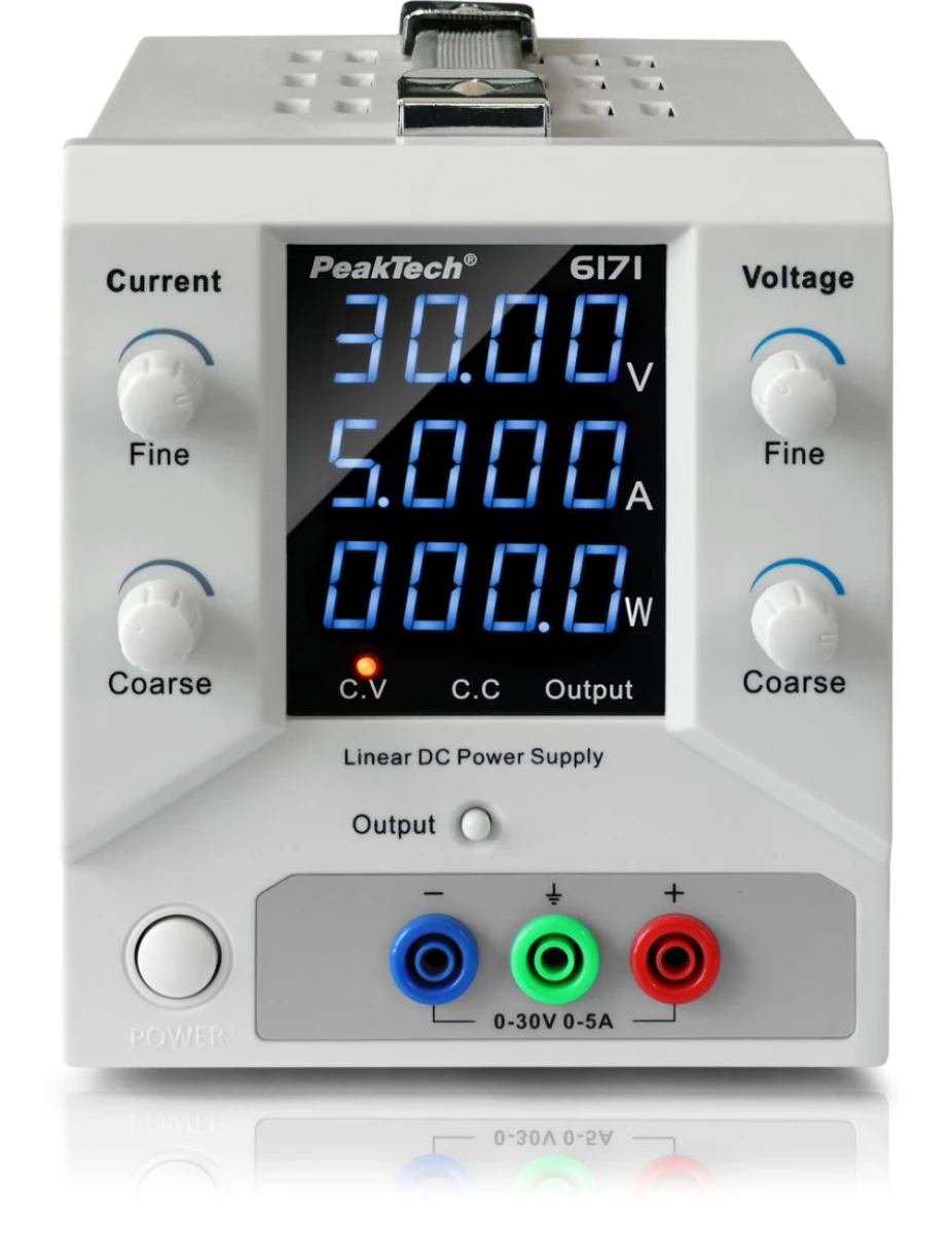 Zasilacz laboratoryjny 30V 5A DC PeakTech 6171