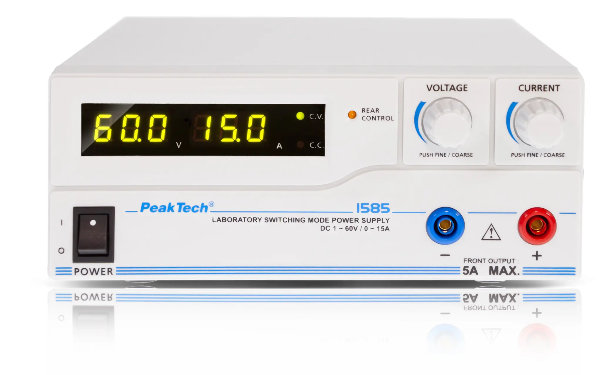 Zasilacz Laboratoryjny Regulowany 0-60V 15A USB PeakTech 1585
