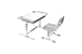 Ein Stuhl für ein Kind für einen Schreibtisch Spacetronik grau XD SPEX121WG