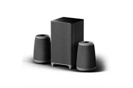 Homatics Sound & Sound 2.1 Lautsprecherset mit Bluetooth 5.0, Weiß