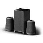Homatics Sound & Sound 2.1 Lautsprecherset mit Bluetooth 5.0, Weiß