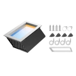 Ein Satz intelligenter Dachoberlichter, die das Yeelight P21-Fenster mit einem Montagerahmen imitieren