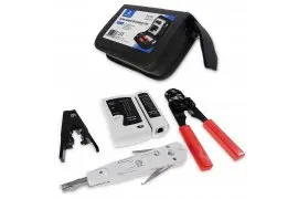 Zestaw narzędzi LAN RJ45 5w1 Spacetronik SP-LT40