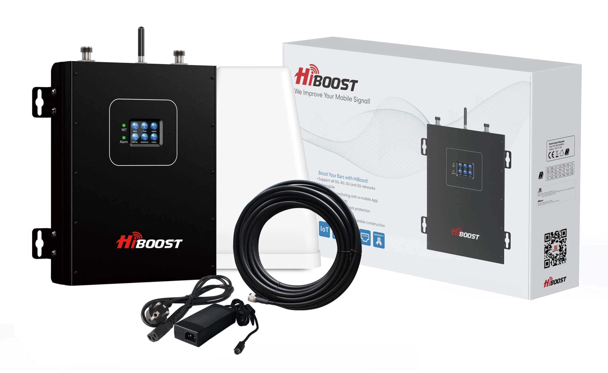 GSM/5G LTE HiBoost Hi20-6S-Plus Repeater Set 6 Bänder