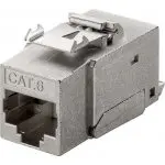 Złącze RJ45 Keystone CAT 6 STP ekranowane 250MHz Snap-In